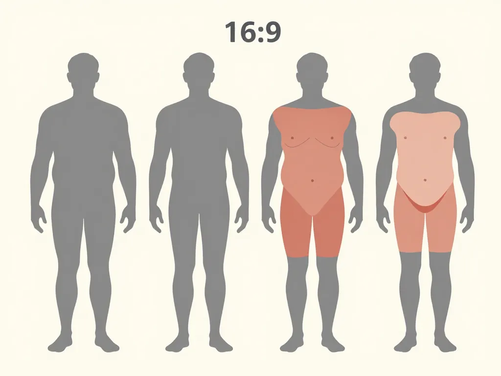 type de gros ventre homme concept diagramme
