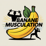 Banane pour musculation énergie haltères