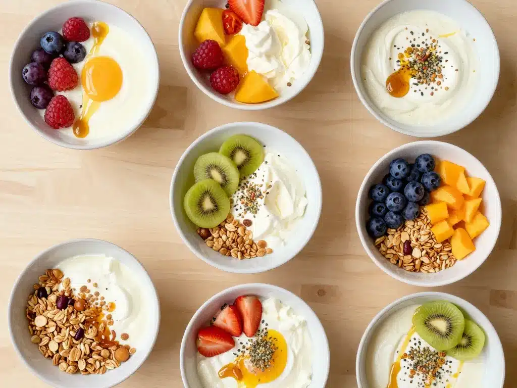 petit dejeuner fromage blanc bols recettes fruits granola