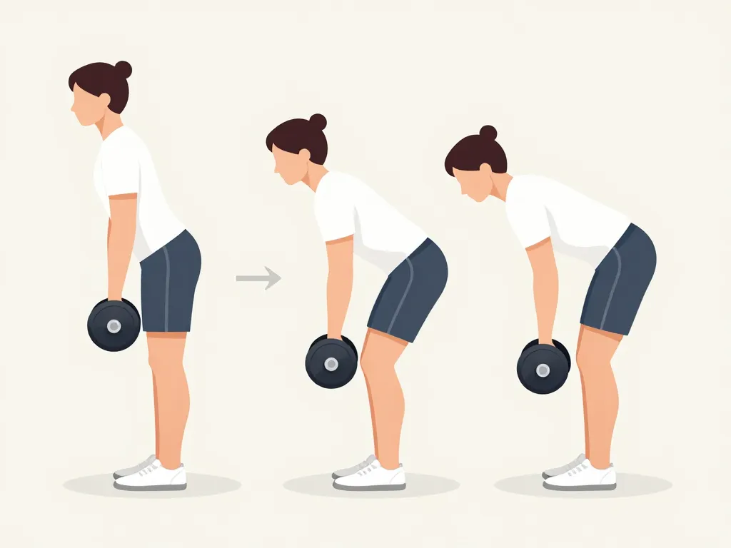 souleve de terre jambe tendu haltere technique correcte schema