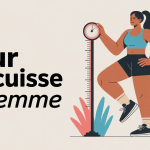 tour de cuisse femme mesure illustration sportive
