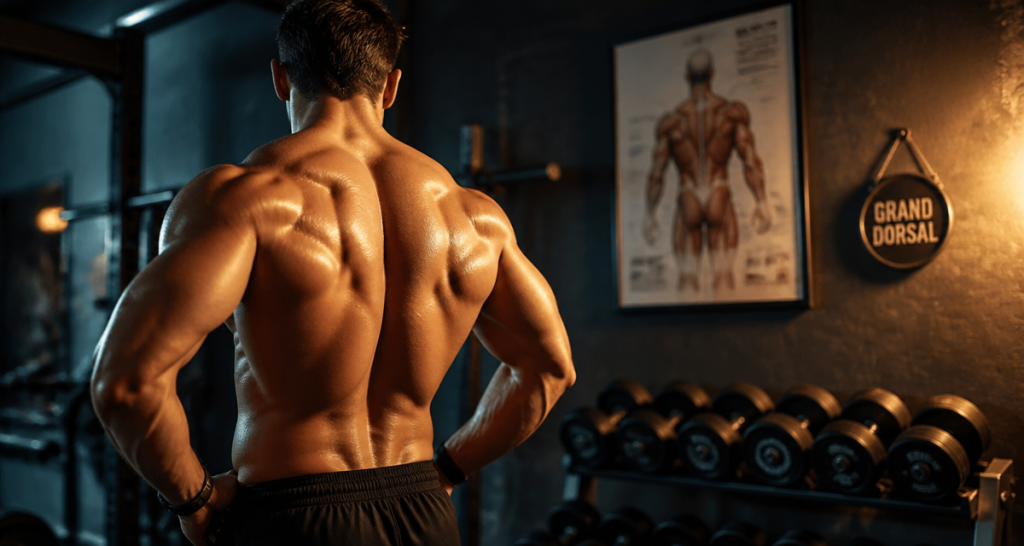 muscle latissimus athlète dos