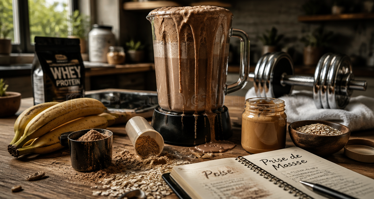 optimum nutrition serious mass smoothie chocolat cuisine