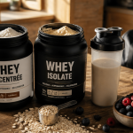 difference whey et isolate pots poudre cuisine