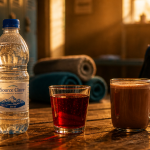 que boire contre les courbatures boissons alignées