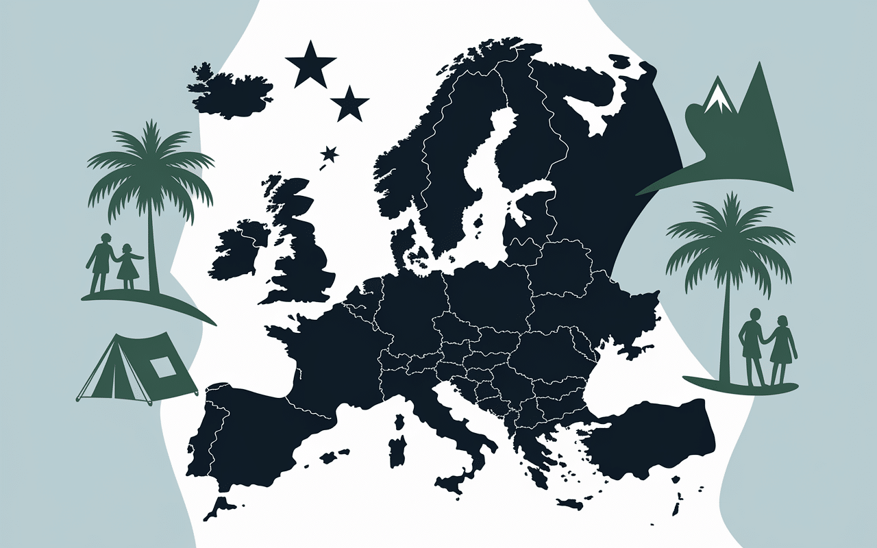 Carte europe campings premium camping capfun 4 etoiles