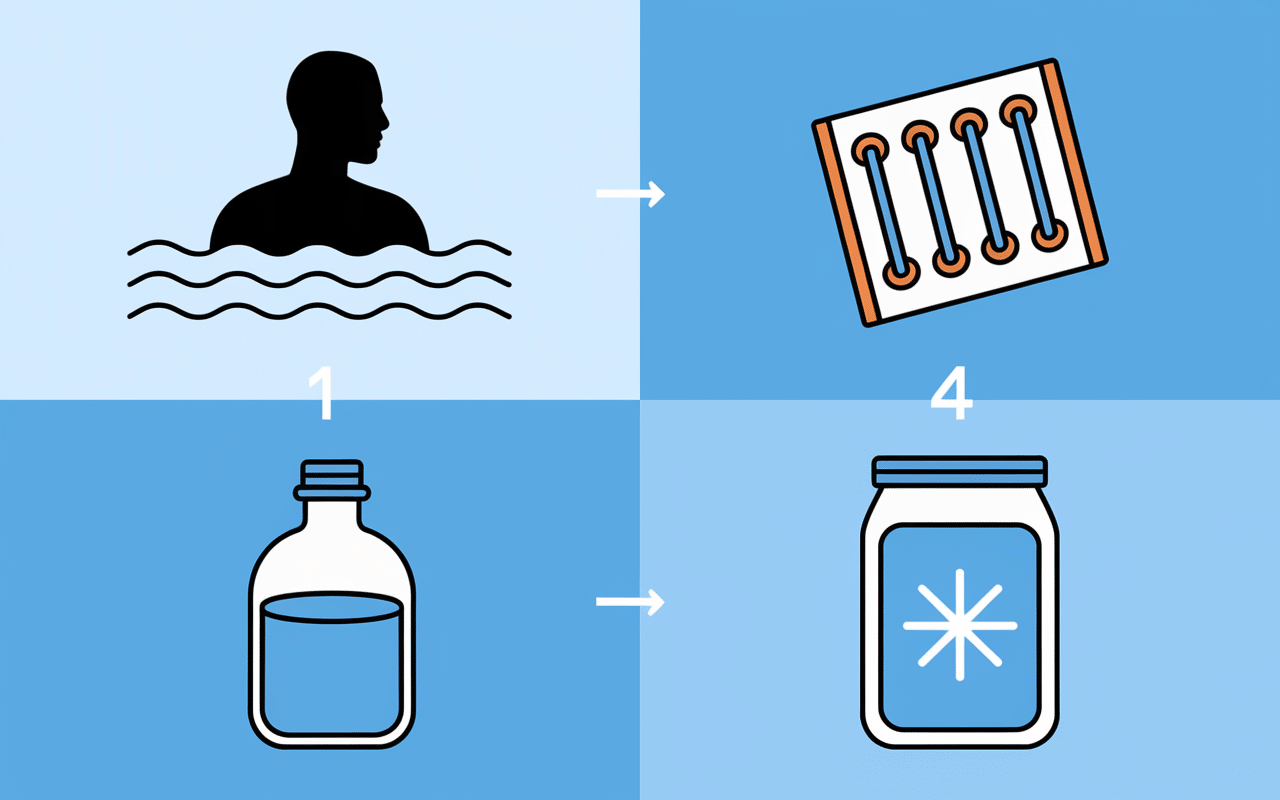 infographie premiers secours fausse méduse méditerranée contact