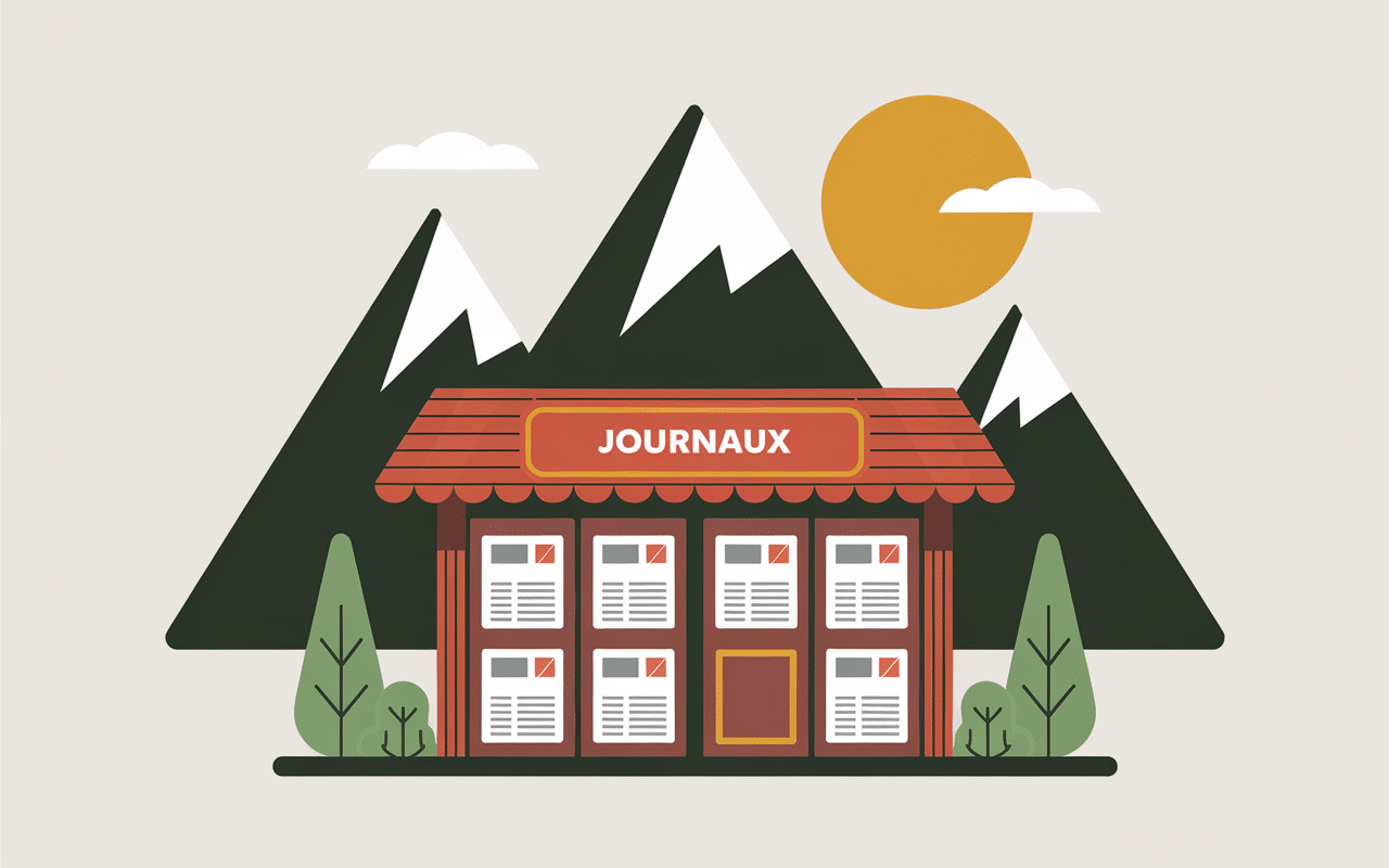 Kiosque journal La Semaine des Pyrénées présentation