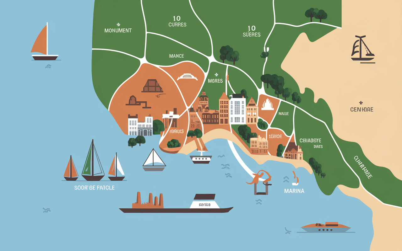 Carte zones sécurisées La Paz Mexique dangereux