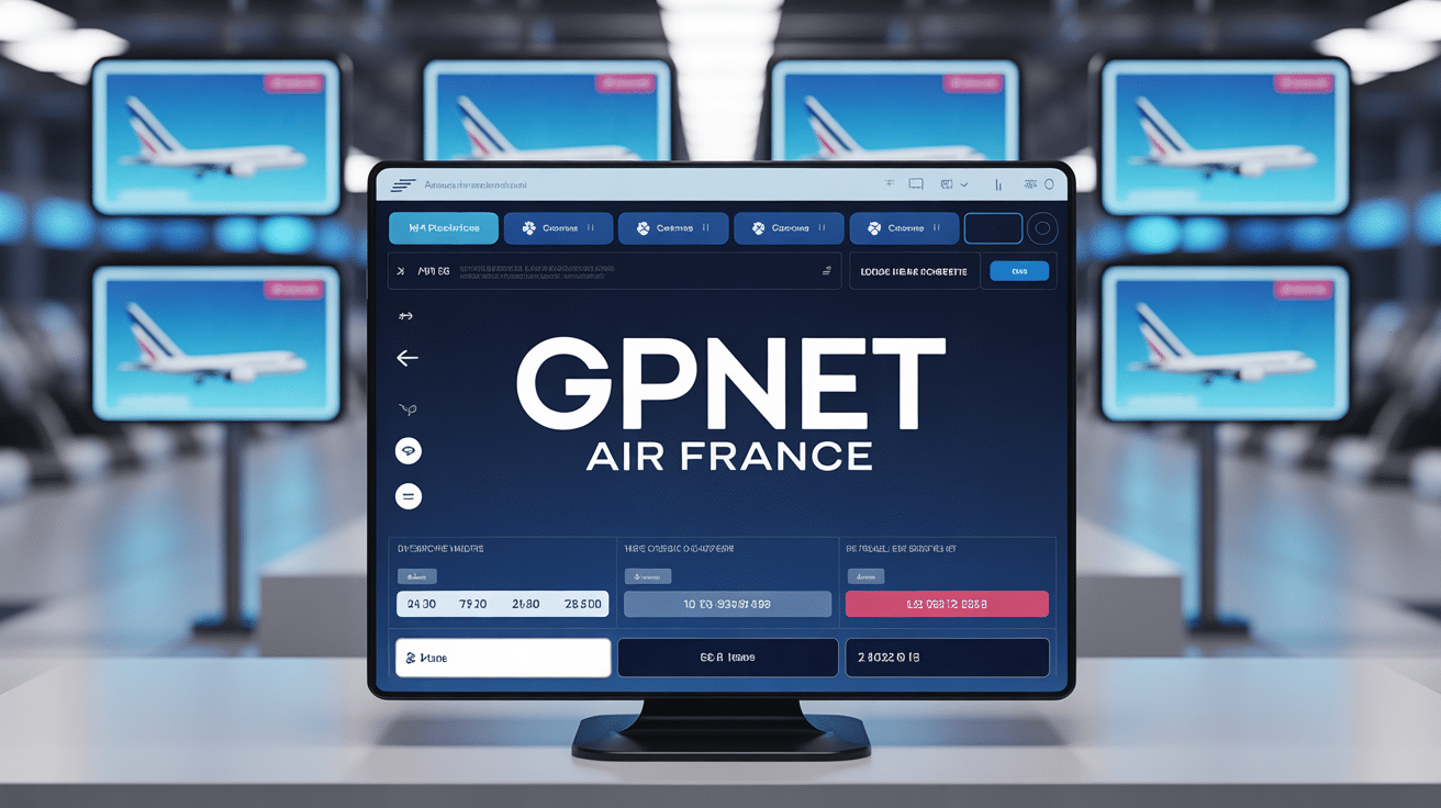 Plateforme GPNet AF sur ordinateur