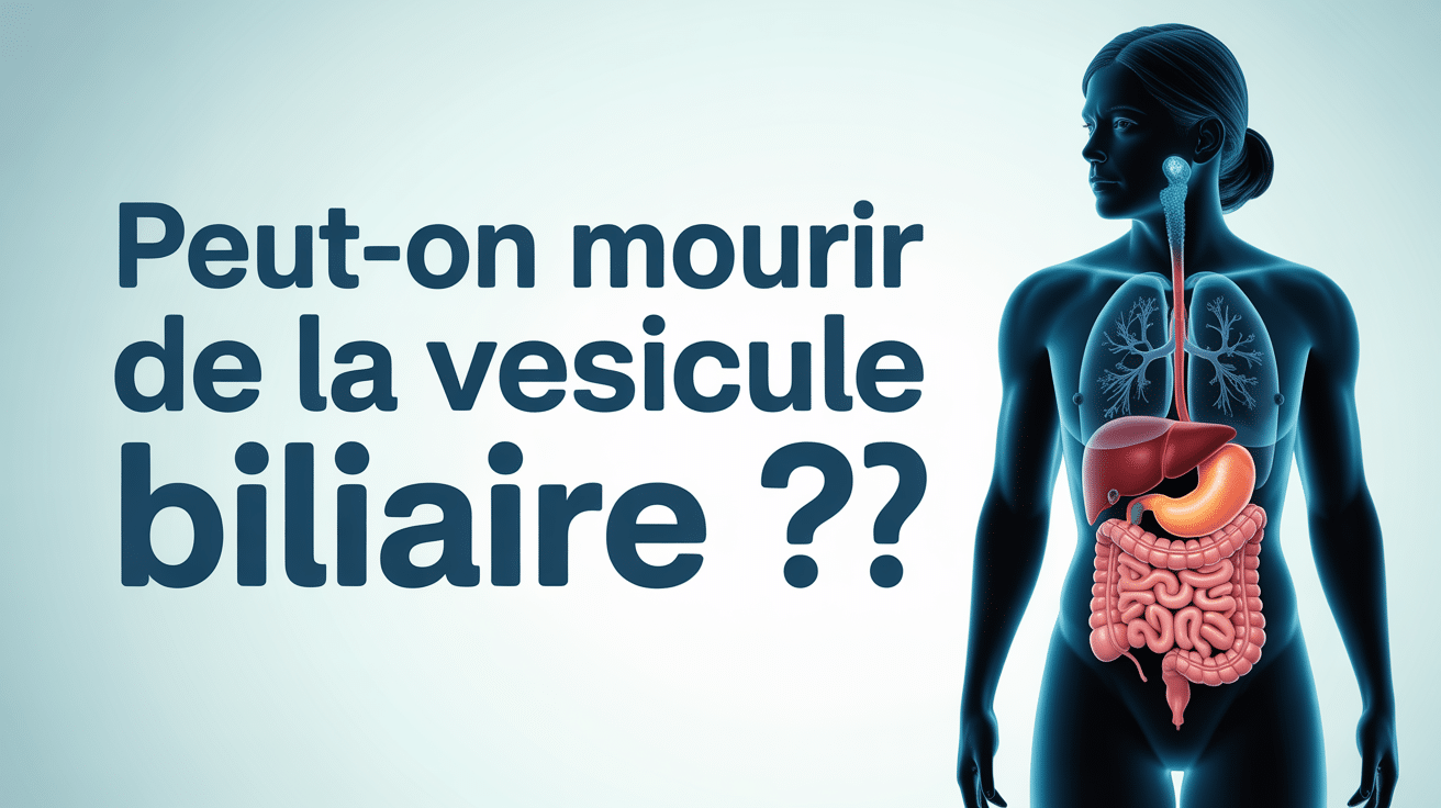 illustration peut on mourir de la vésicule biliaire zone abdomen droit