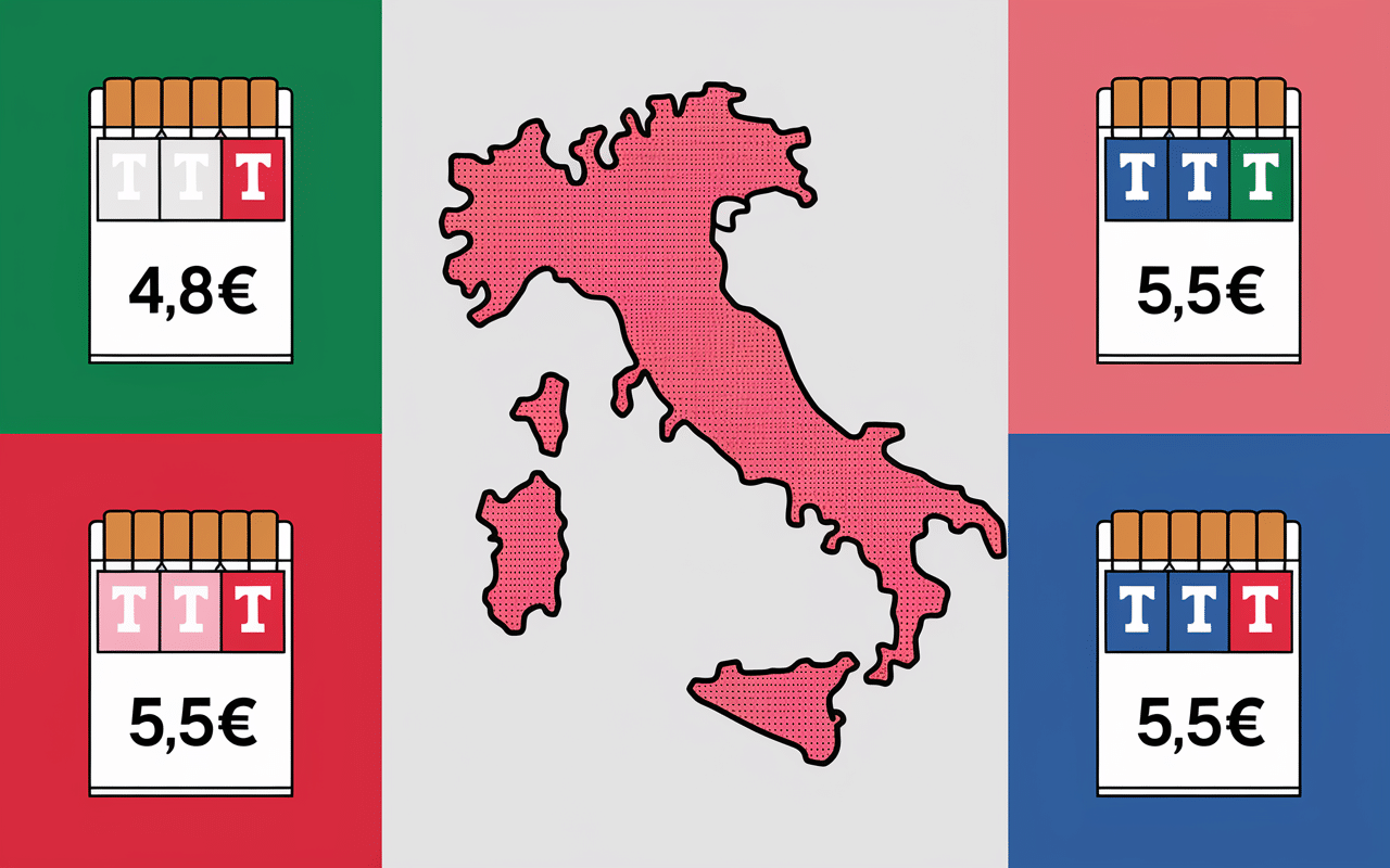 Tableau de prix cigarettes par marque