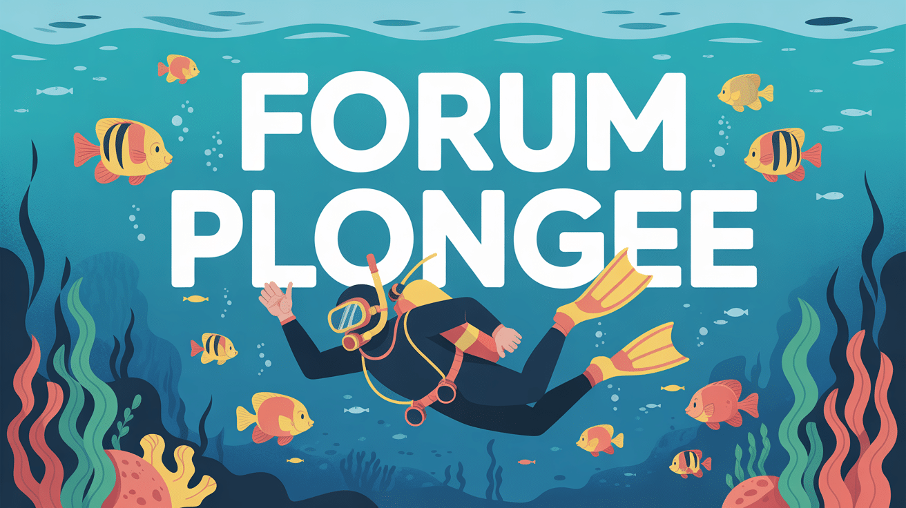 plongée forum visuel plongeur sous l'eau
