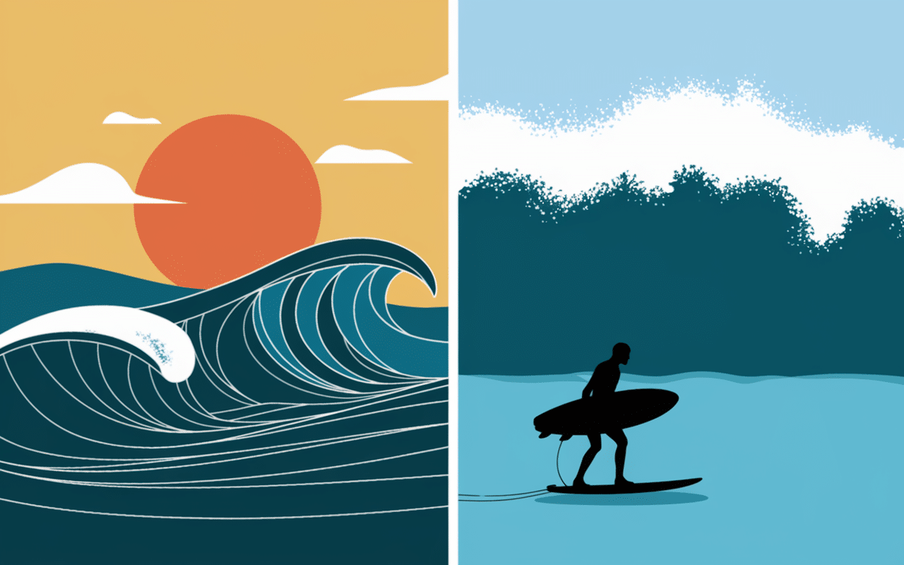 vagues mediterranee et ocean pour surf mediterranee