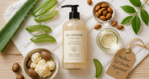 meilleur gel douche hydratant femme aloe karité amande glycérine