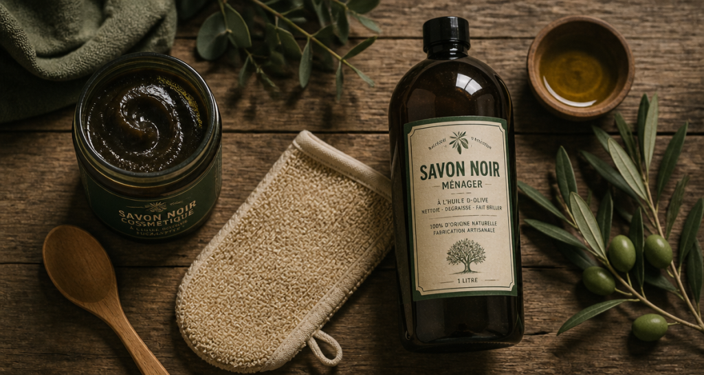 savon noir bienfaits cosmétique et ménager