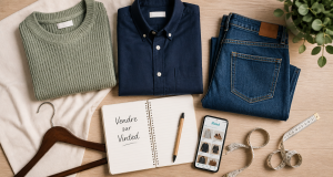 comment bien vendre sur vinted flat lay vêtements