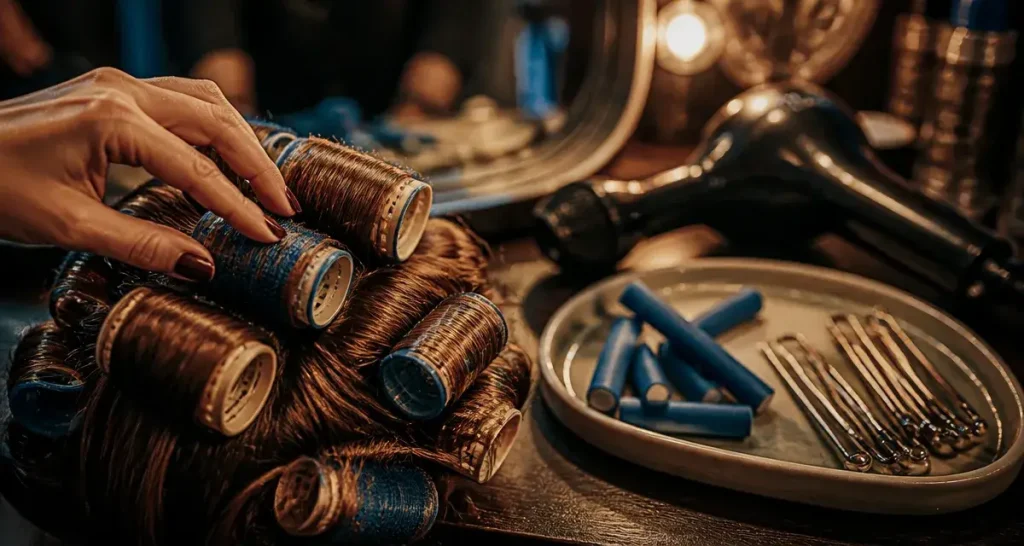 Comment mettre des bigoudis pour des boucles définies et du volume
