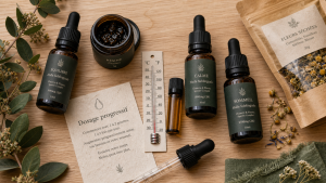 Le point chanvre : produits CBD, huile sublinguale et dosage progressif sur table
