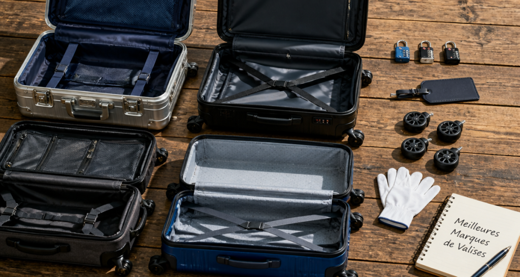 marques valises différentes matières accessoires