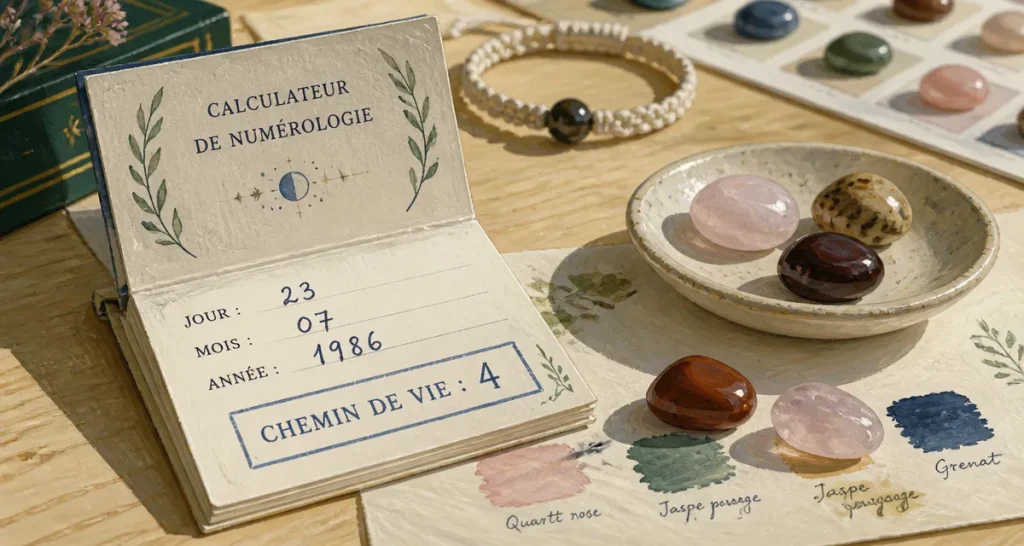 Pierre de vie : calcul du chemin de vie avec pierres minérales