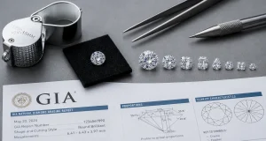 pureté diamant analyse loupe certificat GIA