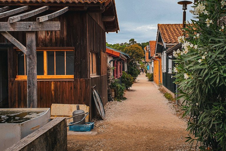 Austernhütten im Cap Ferret
