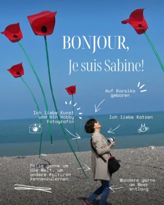 Salut! Wer steckt eigentlich hinter „Das Beste in Frankreich“? Hier ein paar kurze Fakten über mich: ➡️Ich bin Sabine. Geboren in Bastia auf Korsika, aufgewachsen in Nancy – und nach Stationen in Paris, Rouen und London hat mich die Liebe vor fast 20 Jahren nach Dortmund geführt.

Mit „Das Beste in Frankreich“ habe ich mir meinen Traum erfüllt: individuelle Frankreich-Reisen zu planen – fernab vom Massentourismus, mit persönlichen Tipps und viel Liebe zum Detail. Ich und mein Team unterstützen Sie dabei gerne.

So wissen Sie auch, wen Sie am Telefon haben, wenn Sie Fragen zu Ihrer Reise haben.

Und jetzt bin ich neugierig auf Sie:
🇫🇷 Welche Region in Frankreich mögen Sie am liebsten?
📍 Gibt es einen Ort, den Sie immer wieder besuchen könnten?
☀️ Und was gehört für Sie zu einem perfekten Tag in Frankreich?
