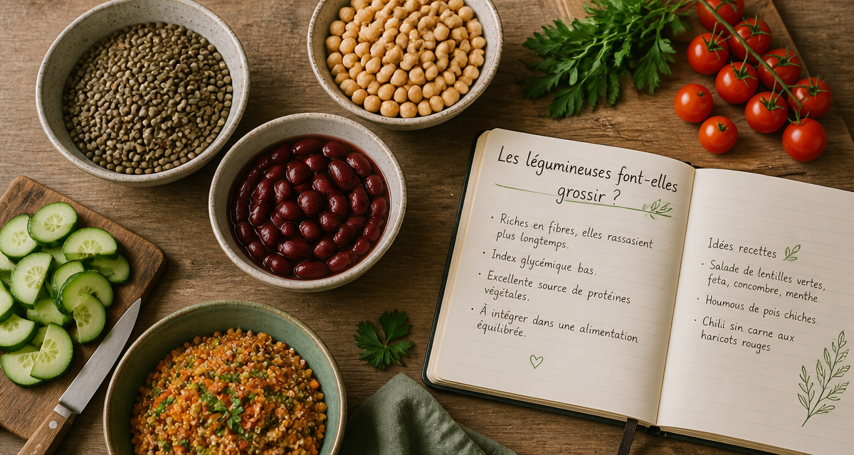 les legumineuses font elles grossir bols legumes table