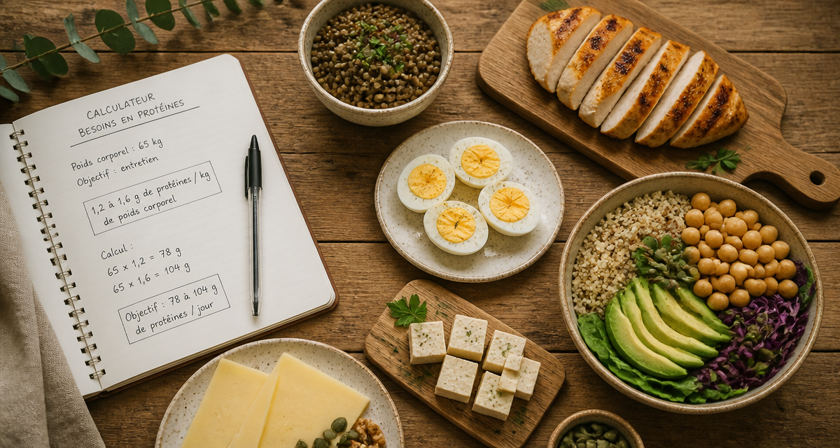 manger trop de proteine aliments sur table