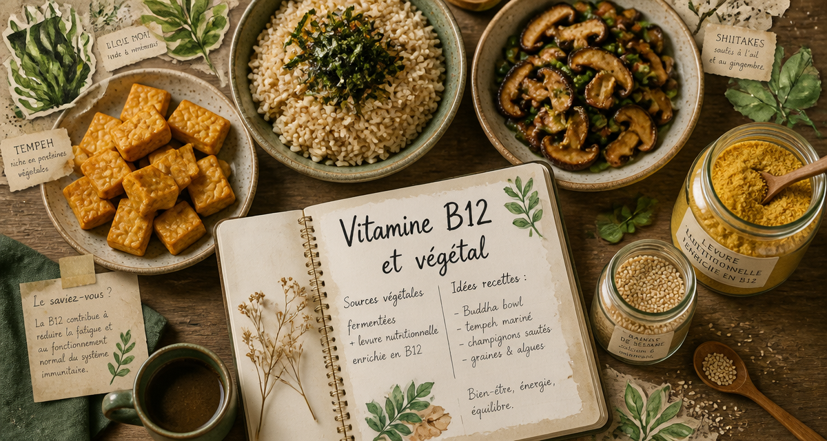 où trouver la vitamine b12 dans les legumes, aliments végétaux riches