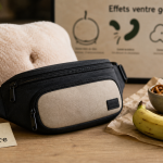 Banane ventre : sac banane et faux ventre gonflé en tissu