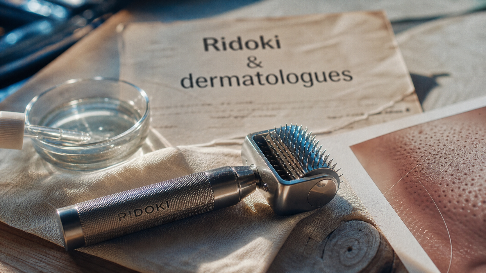 Ridoki visage avis dermatologue : outil anti-âge sur peau