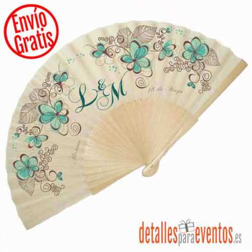 Abanicos Personalizados - Madera