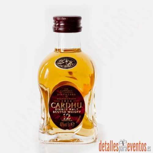 Botellitas Mini botellas Cardhu 12 años 5cl