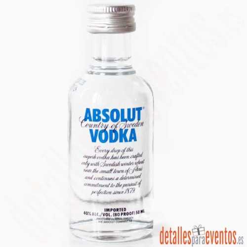 Botellitas Mini botellas de Absolut Vodka 5cl