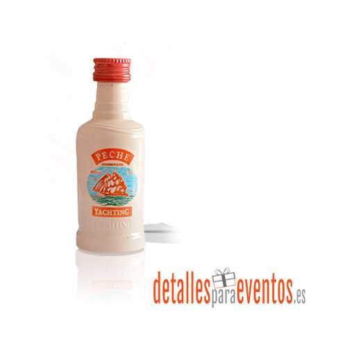 Botellitas Mini botellas de Peche Yachting de 5cl