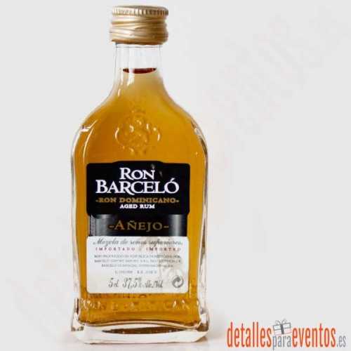 Botellitas Mini botellas de Ron Barceló Añejo 5cl