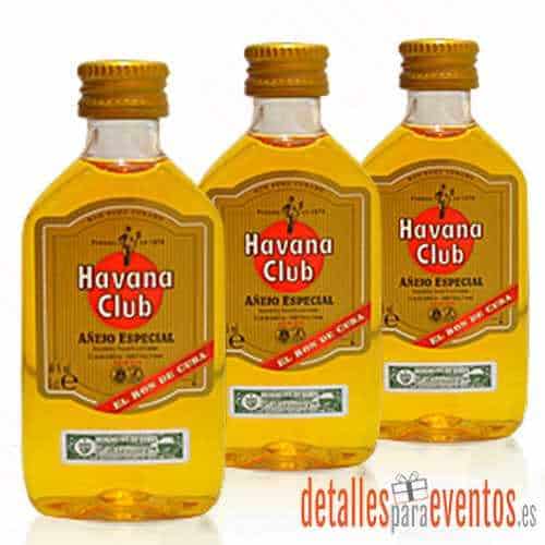 Botellitas Mini botellas de Ron Havana Club Añejo 5cl