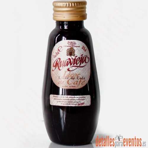 Botellitas Mini botellas Licor de Café Ruavieja Aguardiente 5cl