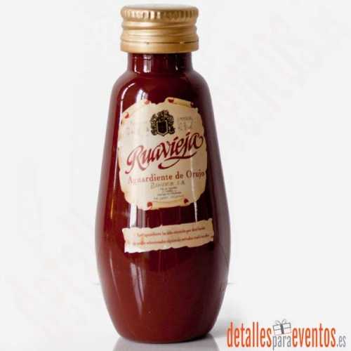 Botellitas Mini botellas Ruavieja Aguardiente 5cl