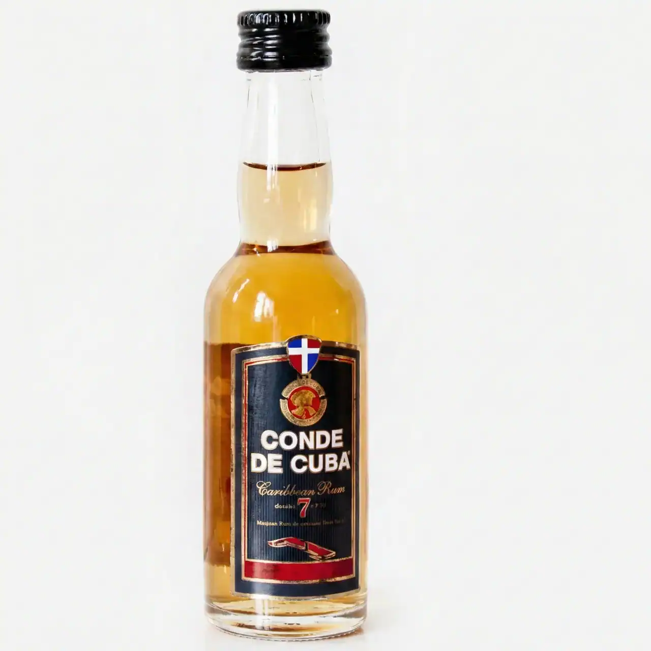 Botella de ron caribeño Conde de Cuba 700 ml.