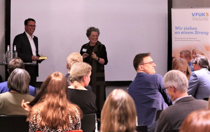 Volker Schebesta und Waltraud Weegmann