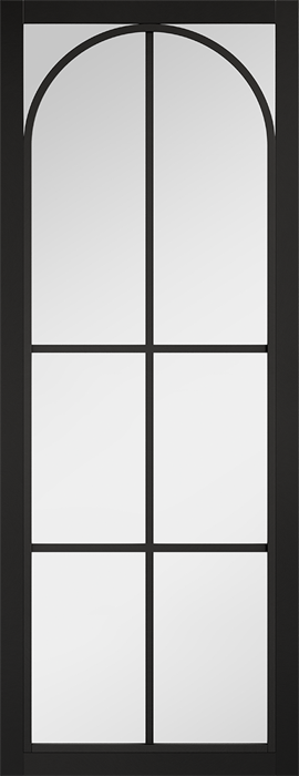 ASTORIA BLACK CLEAR GLASS