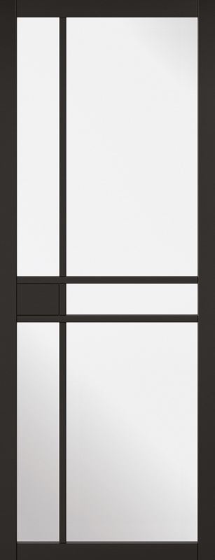 BLACK GREENWICH GLAZED INTERNAL DOOR