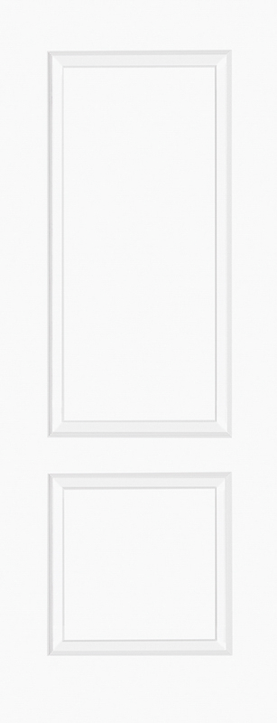 Berlin White Moulded Smooth Door
