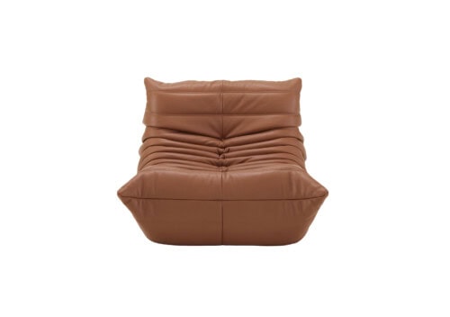 Ligne Roset Togo Fireside: Kyoto Gold Leather Ligne Roset Togo Fireside: Kyoto Gold Leather