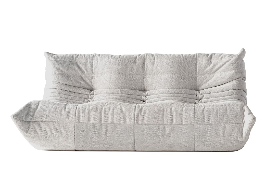 Ligne Roset Togo Large Settee: Dios Ecru