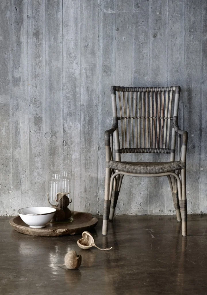 Piano Armchair side chair rattan dining chair cane wicker DOMO Sika Design