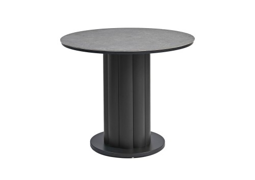 Kun Design Lotus Dining Table: Anthracite